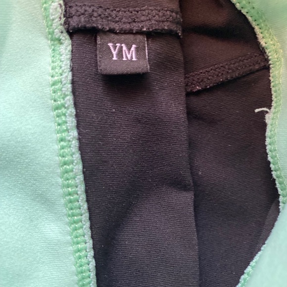 Jo + Jax black legging with green waistband - Picture 3 of 3